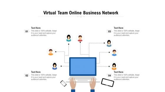 Virtual Team Online Business Network Ppt PowerPoint Presentation Icon Slides PDF