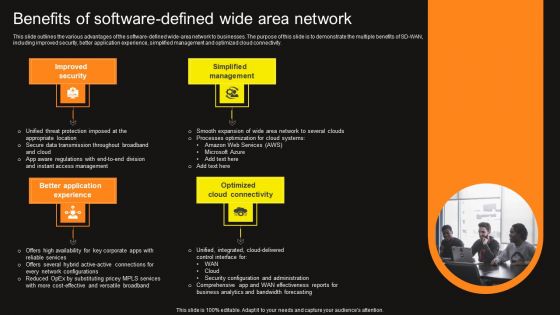 Virtual WAN Architecture Benefits Of Software Defined Wide Area Network Ideas PDF