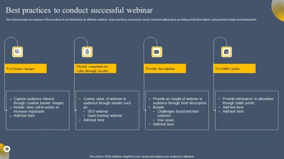 Virtual Web Event Best Practices To Conduct Successful Webinar Microsoft PDF