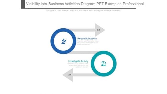 Visibility Into Business Activities Diagram Ppt Examples Professional