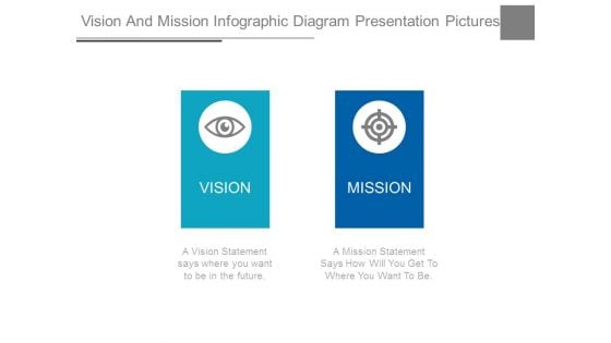 Vision And Mission Infographic Diagram Presentation Pictures