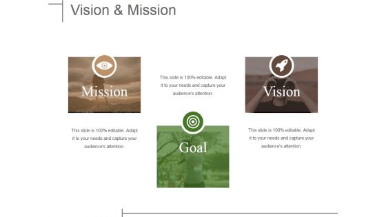 Vision And Mission Ppt PowerPoint Presentation Icon Rules