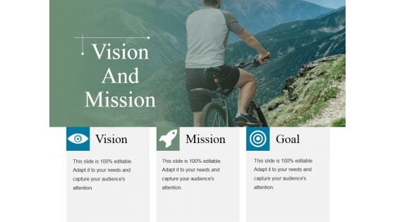 Vision And Mission Ppt PowerPoint Presentation Styles Backgrounds