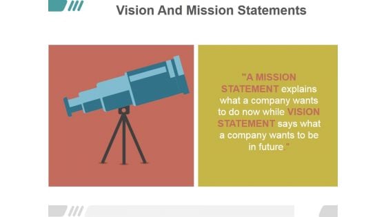 Vision And Mission Statements Ppt PowerPoint Presentation Sample