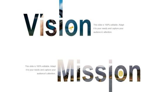 Vision And Mission Template 2 Ppt PowerPoint Presentation Infographic Template Inspiration