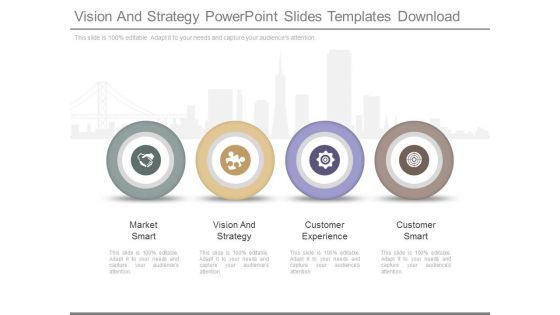 Vision And Strategy Powerpoint Slides Templates Download