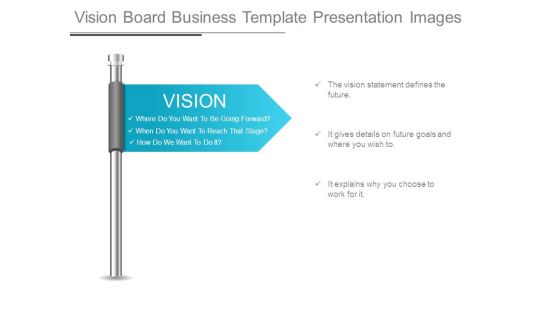 Vision Board Business Template Presentation Images