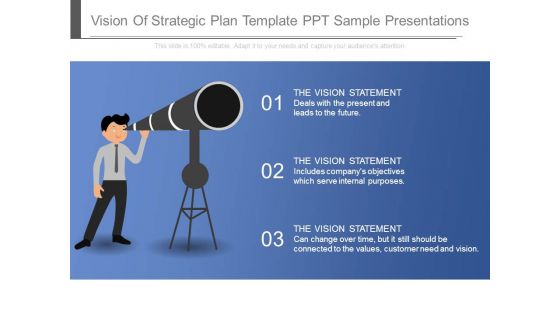 Vision Of Strategic Plan Template Ppt Sample Presentations