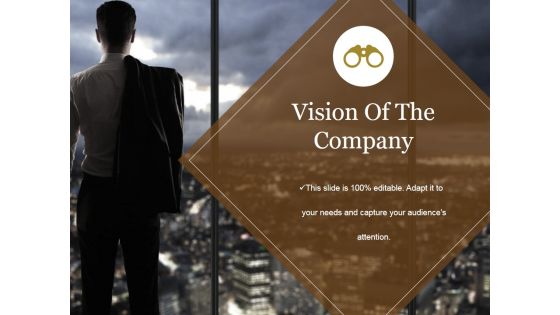 Vision Of The Company Ppt PowerPoint Presentation Topics