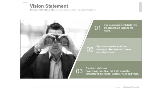 Vision Statement Ppt PowerPoint Presentation Information
