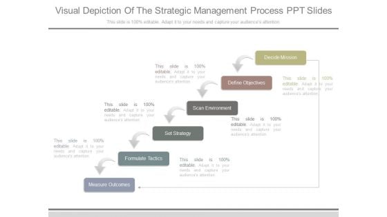 Visual Depiction Of The Strategic Management Process Ppt Slides