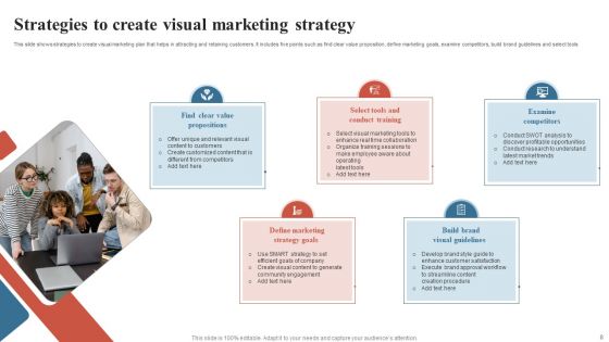 Visual Marketing Strategy Ppt PowerPoint Presentation Complete Deck With Slides