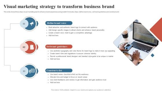 Visual Marketing Strategy To Transform Business Brand Ppt PowerPoint Presentation Slides Show PDF Visual Marketing Strategy To Transform Business Brand Ppt PowerPoint Presentation Slides Show PDF
