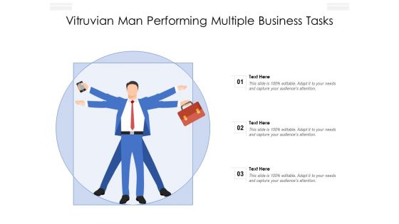 Vitruvian Man Performing Multiple Business Tasks Ppt PowerPoint Presentation File Microsoft PDF