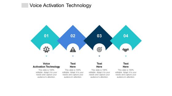 Voice Activation Technology Ppt PowerPoint Presentation Layouts File Formats Cpb