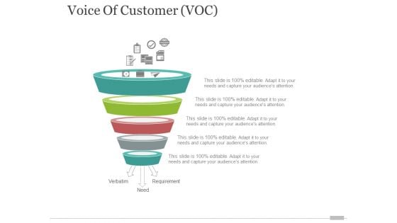 voice of customer voc template 2 ppt powerpoint presentation layouts outline