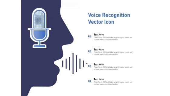 Voice Recognition Vector Icon Ppt PowerPoint Presentation Slides Graphics