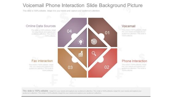 Voicemail Phone Interaction Slide Background Picture