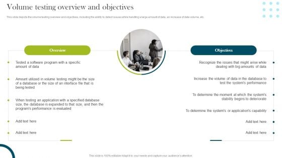 Volume Testing Overview And Objectives Compliance Assessment Ppt Pictures Deck PDF Volume Testing Overview And Objectives Compliance Assessment Ppt Pictures Deck PDF