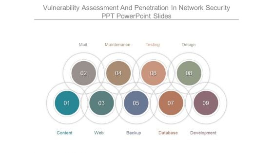 Vulnerability Assessment And Penetration In Network Security Ppt Powerpoint Slides