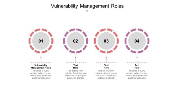 Vulnerability Management Roles Ppt PowerPoint Presentation Professional Graphics Cpb