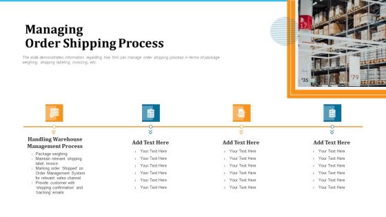 WMS Implementation Managing Order Shipping Process Sample PDF