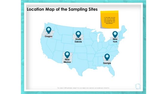 WQM System Location Map Of The Sampling Sites Ppt PowerPoint Presentation Infographic Template Background Designs PDF