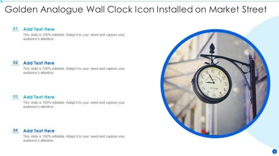 Wall Clock Icon Ppt PowerPoint Presentation Complete With Slides