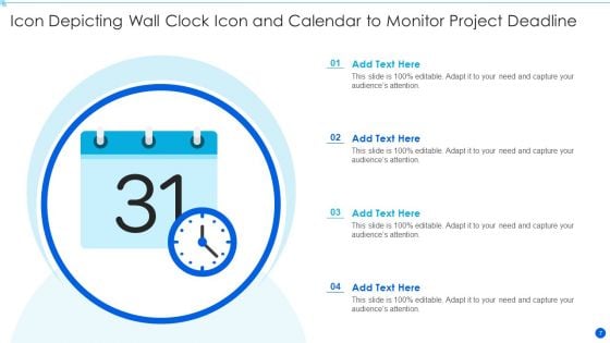 Wall Clock Icon Ppt PowerPoint Presentation Complete With Slides