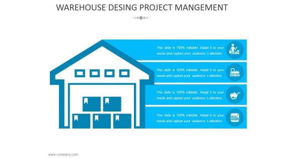 Warehouse Desing Project Management Template 1 Ppt PowerPoint Presentation Visual Aids Slides