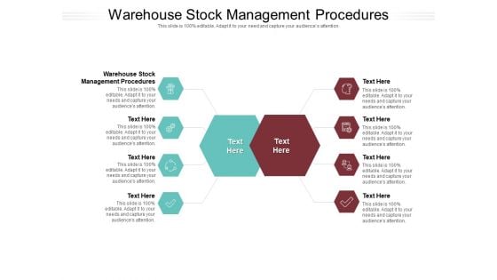 Warehouse Stock Management Procedures Ppt PowerPoint Presentation Icon Professional Cpb Pdf