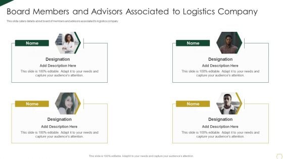 Warehousing Business Fund Raising Pitch Deck Board Members And Advisors Associated Ideas PDF Warehousing Business Fund Raising Pitch Deck Board Members And Advisors Associated Ideas PDF