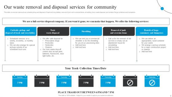 Waste Disposal Services Proposal Ppt PowerPoint Presentation Complete Deck With Slides