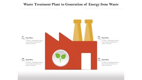 Waste Treatment Plant To Generation Of Energy From Waste Ppt Icon Pictures PDF