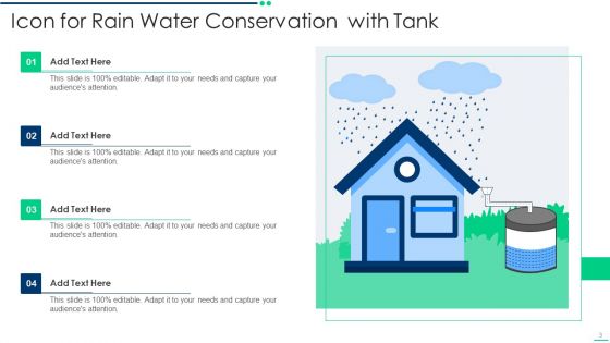 Water Conservation Icon Ppt PowerPoint Presentation Complete Deck With Slides