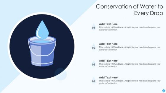 Water Conservation Ppt PowerPoint Presentation Complete With Slides