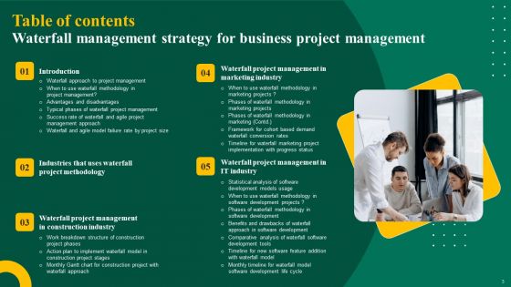 Waterfall Management Strategy For Business Project Management Ppt PowerPoint Presentation Complete Deck With Slides