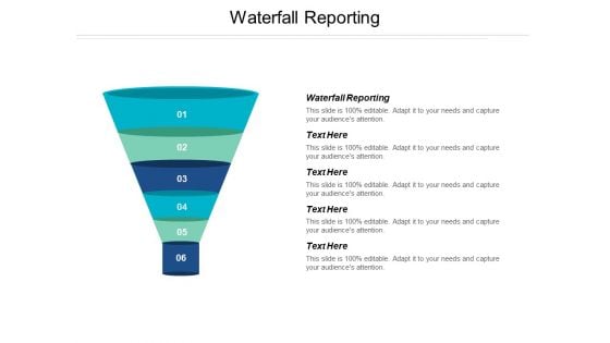 Waterfall Reporting Ppt PowerPoint Presentation Inspiration Show Cpb