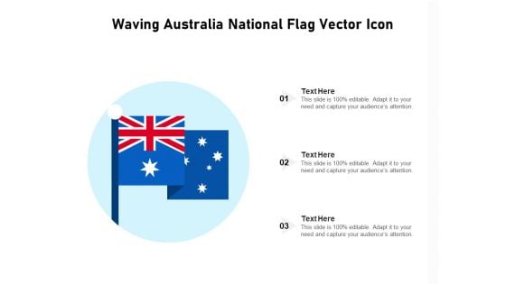 Waving Australia National Flag Vector Icon Ppt PowerPoint Presentation Gallery Samples PDF