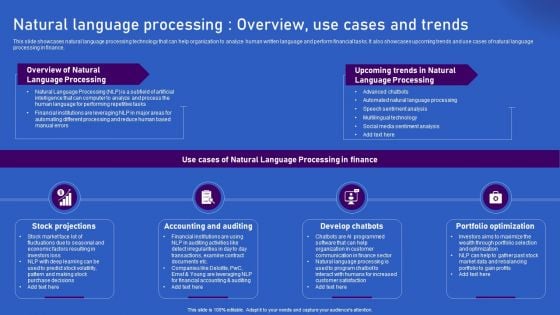 Ways Artificial Intelligence Is Transforming Finance Sector Natural Language Processing Overview Summary PDF Ways Artificial Intelligence Is Transforming Finance Sector Natural Language Processing Overview Summary PDF