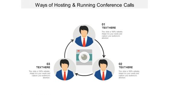 Ways Of Hosting And Running Conference Calls Ppt Powerpoint Presentation Model Example Introduction