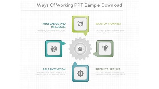 Ways Of Working Ppt Sample Download