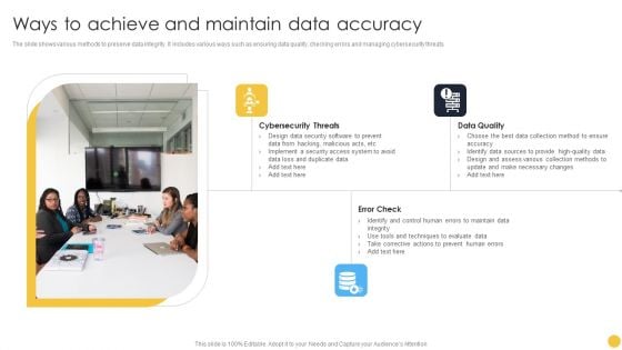 Ways To Achieve And Maintain Data Accuracy Download PDF