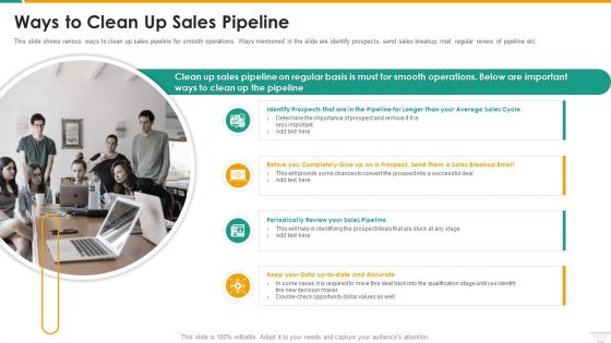 Ways To Clean Up Sales Pipeline Sample PDF