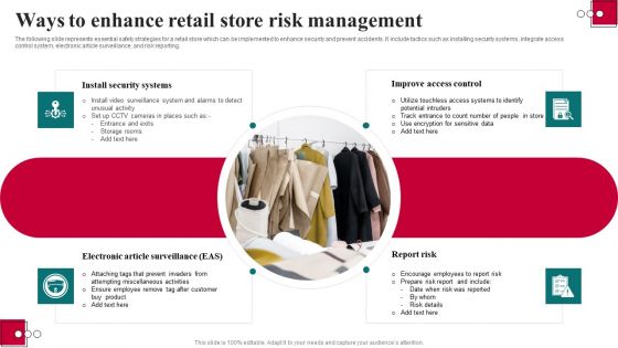 Ways To Enhance Retail Store Risk Management Introduction PDF