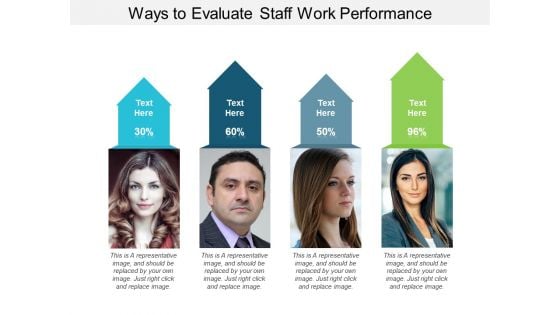 Ways To Evaluate Staff Work Performance Ppt PowerPoint Presentation Slides Aids