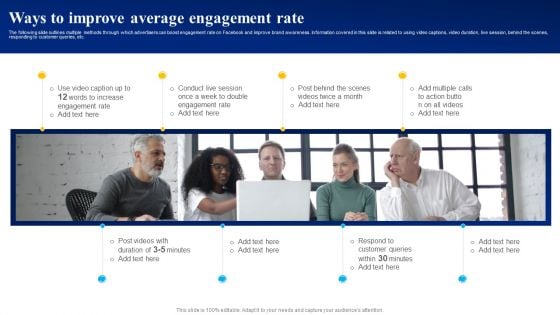 Ways To Improve Average Engagement Rate Ppt PowerPoint Presentation File Background Images PDF Ways To Improve Average Engagement Rate Ppt PowerPoint Presentation File Background Images PDF