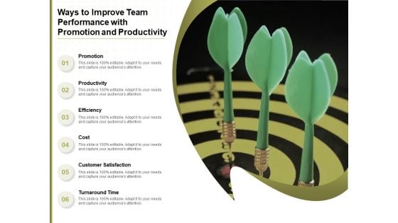 Ways To Improve Team Performance With Promotion And Productivity Ppt PowerPoint Presentation File Objects PDF Ways To Improve Team Performance With Promotion And Productivity Ppt PowerPoint Presentation File Objects PDF