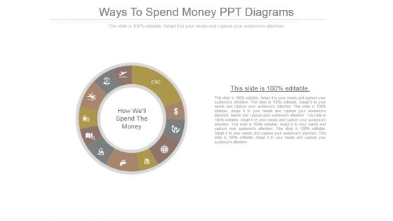 Ways To Spend Money Ppt Diagrams