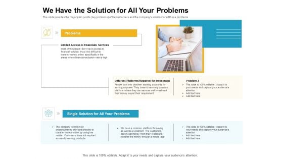 We Have The Solution For All Your Problems Inspiration PDF